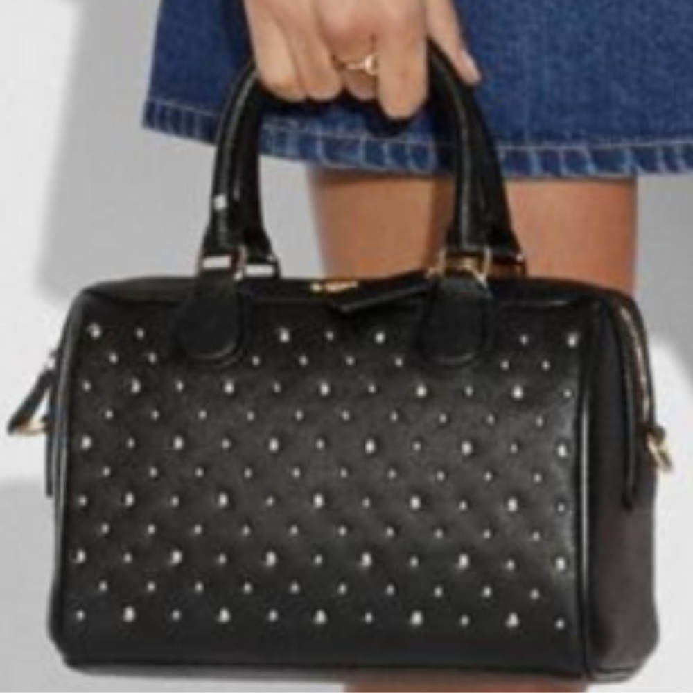COACH Mini Bennett Satchel Silver Rivets๐SOLD๐ - Picture 7 of 8
